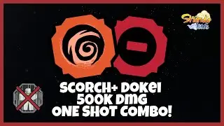 Scroch & Dokei 500K Damage BROKEN ONE SHOT COMBO in Shindo Life | Shinobi Life
