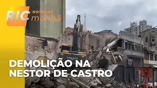 Mudan&ccedil;as no tr&acirc;nsito pela demoli&ccedil;&atilde;o de im&oacute;veis na Travessa Nestor de Castro