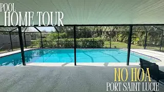 Port Saint Lucie Home For Sale | NO HOA | Florida Home Tour