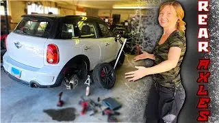 Rear Axle Replacement On A Mini Cooper All4! | The Motor Mates Way!