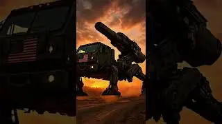 Missile Truck Becomes Mobile Artillery Robot