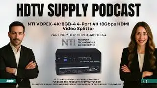 NTI VOPEX-4K18GB-4 4-Port 4K 18Gbps HDMI Video Splitter