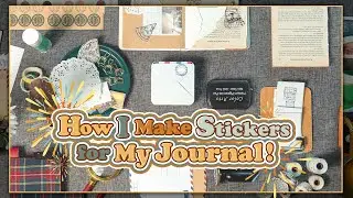 Phomemo Bullet Journal丨Food Theme Journal from The Start & Craft Supplies with Phomemo M02S Printer