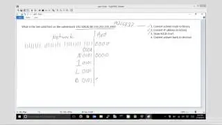 IPv4 Subnetting - Finding the last valid host in a network