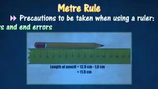 [1.4] Measuring instruments - Metre rule