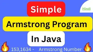 Java Armstrong number program | Armstrong number in java | Armstrong number example