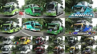 Mobil Bus Telolet Annisa, Majesty, Mario Bros, Aventador, Desultan, Aqila, Sugar Baby, Babeh Muda