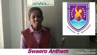 Swaero Anthem by TSWR COE Karimnagar student