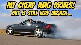 Мой ДЕШЁВЫЙ Mercedes SLK32 AMG вроде как отремонтирован и ЖЖЁТ РЕЗИНУ КАК МОНСТР