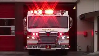 Whelen Epsilon - Roseville Fire Department Engine 3 Responding Code 3