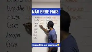 Escreva corretamente! #fy  #professor  #concursos  #concursopublico 