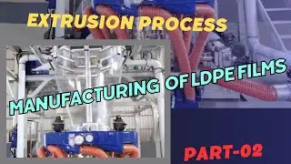 LDPE Film Manufacturing Process in Hindi|| Extrusion Process