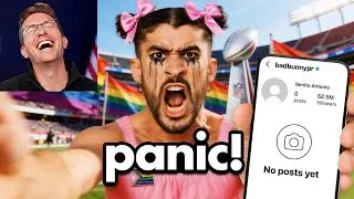 Bad Bunny DELETES His Accounts After Super Bowl Humiliation