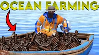 I Farmed The Ocean For Scrap As A SOLO In Rust!