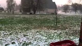 03/25/2015 Hail and Funnel Cloud - Beaver Lake Arkansas