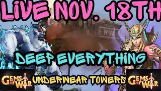 BAN HAMMER! Mirrored Halls Deep Invasion & UNDERSPIRE | Gems of War Live NOV. 18th 2023