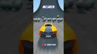 Cars Vs Concrete Sphere #shorts #beamngdrive #beamngchallenges