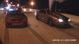 $5,000 Street Race: NXSGT Mustang vs Spongebob's EVO
