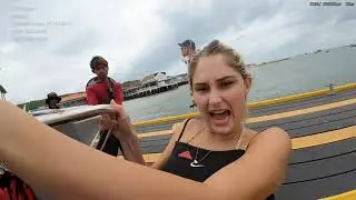 Sam Pepper LIVE WILD RIDE on SPEED BOAT to Pattaya City with Ice Poseidon Cx crew