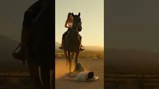 Женщины топчут мужчину, используя ее лошадь 🐴 #женскаясила #топчут #лошадь
