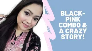 Black & pink combo makeup tutorial | Story of shooting gun at school