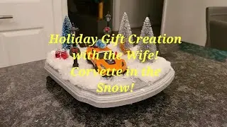 Tony Bosworth Uploaded: creating Holiday Automotive Christmas Ideas!  Corvette in the SNOW!☃️