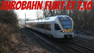 Eurobahn Flirt ET 7.10 met tyfoon door Venlo Grens!