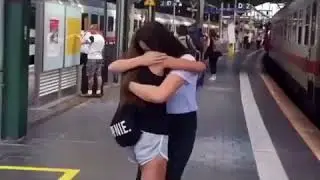 Internet Freundin treffen sich😭❤️