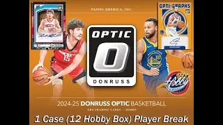 24/25 Panini OPTIC BASKETBALL HOBBY 1 Case (12 Box) PLAYER Break #2 eBay 09/13/25