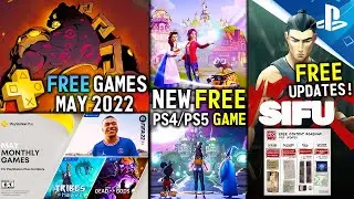 PS Plus: анонсированы бесплатные игры для PS4/PS5 за май 2022 года, новая бесплатная игра для PS4/PS5, крупные бесплатные обновления для Sifu и многое другое
