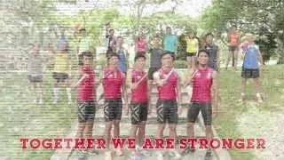 Together We Are Stronger -- Gary, Calvin, Cheng Wei, Elfi and Naqib - TeamSG 100M Relay Team
