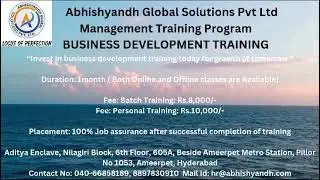 Management Trainings program