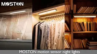 48 LEDs Under Cabinet Lights 3 Color Temperatures(White/Natural/Warm Light) Brightness Adjustable
