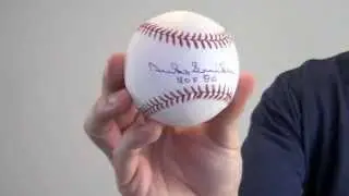 Duke Snider Signed Baseball w/ HOF 80 - JSA