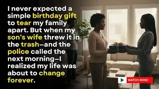 My son&rsquo;s wife trashed my birthday gift... The next day, the police called me and everything changed