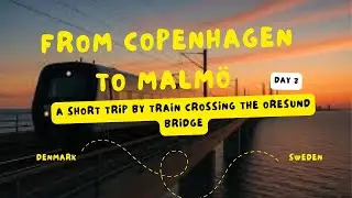 Crossing the &Oslash;RESUND bridge from Denmark to Sweden #travel#denmark#sweden#&ouml;resund#bridge#malm&ouml;#trip 