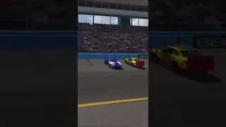 Zeke Sensenich and Justin Joey get a HEAVY hit to the Outside Wall! #youtubecupseries #nascar