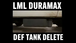 LML Duramax DEF tank removal