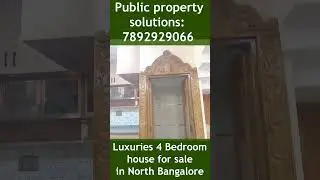 Luxuries Independent House for Sale in north Bangalore. BBMP E-Katha. Ready for registration. 1.76cr