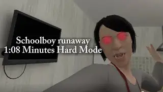 Schoolboy Runaway Hard Mode Speedrun 1:08 Minutes Gate Escape Mirror Mode (Cheats)