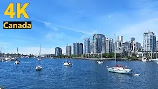 【4K UHD】🇨🇦Walking in Charleson Park. 🌈🌸Vancouver Canada 2021