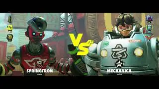 ✨🏆 ARMS. Party Match. Springtron vs Mechanica. Ramen Bowl. Online.🏆✨