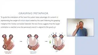 Hand Guidance Using Grasping Metaphor and Wearable Haptics