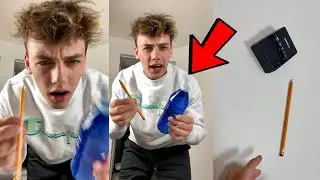 Stick Anything To Your Wall!! *MAGIC?!* 😳 - #Shorts