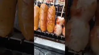 Wow! Thai Meatballs  on a stick,may be Thai Isaan Sausage, Sai krok.
