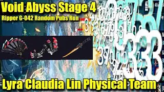 VOID ABYSS IS CRAZY HARD !! Stage 4 Ripper G-042 Random Pubs Run - Lyra Physical DPS - TOF Global