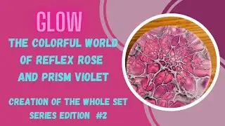 197.The Colorful World of Reflex Rose and Prism Violet and White. Edition #2 #bloom #viral #fluidart