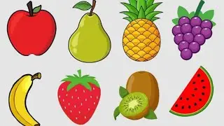 Как нарисовать фрукты для детей | Простой пошаговый урок по рисованию фруктов