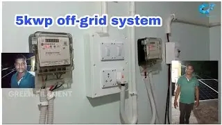 5kwp off-grid system installation