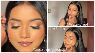 SELF PARTY MAKEUP AND PRODUCT KNOWLEDGE ✅ |for  summer|AT HOME